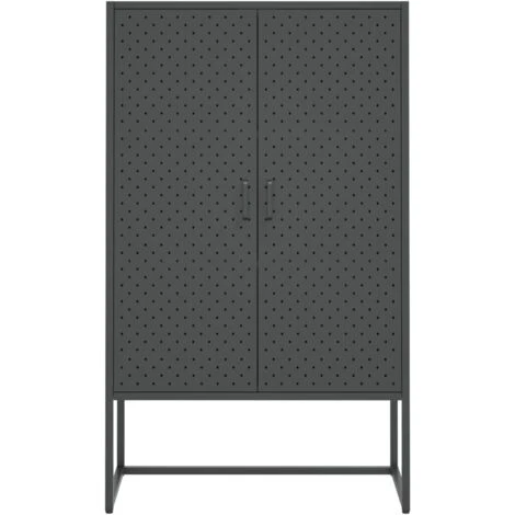 Highboard Anthracite 80x35x135 Cm Steel VidaXL 7 Highboard Anthracite 80x35x135 Cm Steel VidaXL - Image 5