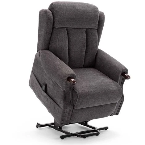 HALTON ELECTRIC FABRIC DUAL MOTOR RISER RECLINER LIFT MOBILITY TILT CHAIR Charcoal 3 HALTON ELECTRIC FABRIC DUAL MOTOR RISER RECLINER LIFT MOBILITY TILT CHAIR Charcoal