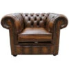 Chesterfield Club Chair Antique Tan Leather 2 Chesterfield Club Chair Antique Tan Leather -Living Room Furniture Store 51588086 1