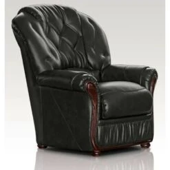 Alabama Armchair Genuine Italian Real Leather