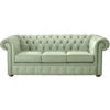 Chesterfield Handmade Leather Shelly Thyme Green 3 Seater Sofa Settee -Living Room Furniture Store 51600048 1