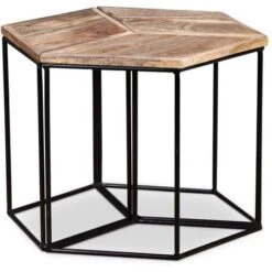 Topdeal Coffee Table Solid Mango Wood 48x48x40 Cm VDFF10213UK 9 Topdeal Coffee Table Solid Mango Wood 48x48x40 Cm VDFF10213UK -Living Room Furniture Store 51880140 3