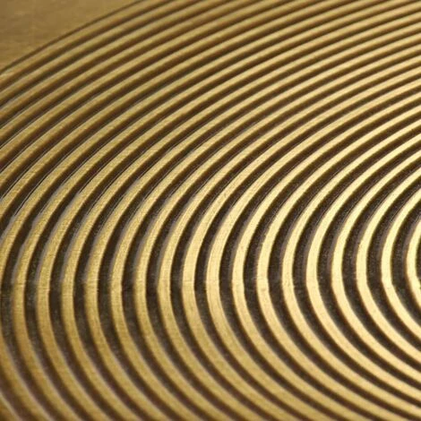 Topdeal Table Set 2 Pieces Brass-covered MDF VDFF12219UK 4 Topdeal Table Set 2 Pieces Brass-covered MDF VDFF12219UK - Image 2