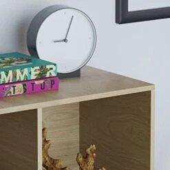 Durham 4 Cube Bookcase Shelf Wooden Display Storage Rack Free Standing Shelf Unit, Oak-0-Baskets 9 Durham 4 Cube Bookcase Shelf Wooden Display Storage Rack Free Standing Shelf Unit, Oak-0-Baskets -Living Room Furniture Store 51985093 3