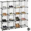 Relaxdays Modular Grid Shelf, 16 Compartments, Cube Shelf, Open Cabinet Storage System, 30 X 30 Cm, DIY Metal Rack, Black 2 Relaxdays Modular Grid Shelf, 16 Compartments, Cube Shelf, Open Cabinet Storage System, 30 X 30 Cm, DIY Metal Rack, Black -Living Room Furniture Store 52225644 1