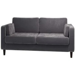 3 Seater Cushion Back Grey Sofa 9 3 Seater Cushion Back Grey Sofa -Living Room Furniture Store 52635231 3