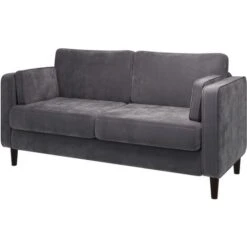 3 Seater Cushion Back Grey Sofa 10 3 Seater Cushion Back Grey Sofa -Living Room Furniture Store 52635231 4