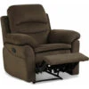 Ergonomic Recliner Chair Single Sofa Sleeper Lounger Flannel Soft Padding Chair -Living Room Furniture Store 53721193 1