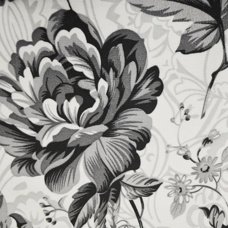 BLACK ROSE - Storage Ottoman Stool / Blanket Box / Padded Trunk - Black / White 5 BLACK ROSE - Storage Ottoman Stool / Blanket Box / Padded Trunk - Black / White - Image 3