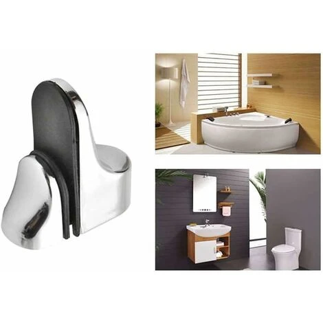 4 Pcs Glass Shelf Bracket,Adjustable Glass Shelf Bracket,Zinc Alloy Wall Mount Glass Shelf Support For 3-20 Mm Thickness Shelf 4 4 Pcs Glass Shelf Bracket,Adjustable Glass Shelf Bracket,Zinc Alloy Wall Mount Glass Shelf Support For 3-20 Mm Thickness Shelf - Image 2