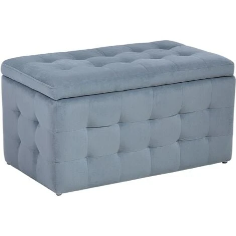 Modern Tufted Ottoman Bedroom Bench Storage Chest Grey Velvet Michigan 3 Modern Tufted Ottoman Bedroom Bench Storage Chest Grey Velvet Michigan