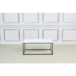 Nordic White Marble Coffe Table Rectangular Sofa Side Table Marble Effect 10 Nordic White Marble Coffe Table Rectangular Sofa Side Table Marble Effect -Living Room Furniture Store 58279247 4
