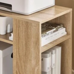 SoBuy Movable Storage Side Table With 2 Tiers Bookcase,FBT34-N 11 SoBuy Movable Storage Side Table With 2 Tiers Bookcase,FBT34-N -Living Room Furniture Store 5890639 5