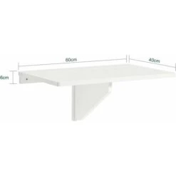 SoBuy Folding Wood Wall Kitchen Dining Table 60x40cm,White,FWT03-W 11 SoBuy Folding Wood Wall Kitchen Dining Table 60x40cm,White,FWT03-W -Living Room Furniture Store 5890686 5