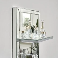 Mirrored Wall Mounted Shelving Unit 8 Mirrored Wall Mounted Shelving Unit -Living Room Furniture Store 60085428 3