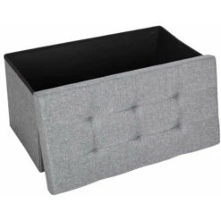 Storage Ottoman Foldable Rectangle Multipurpose Foot Rest Stool 9 Storage Ottoman Foldable Rectangle Multipurpose Foot Rest Stool -Living Room Furniture Store 60588056 3