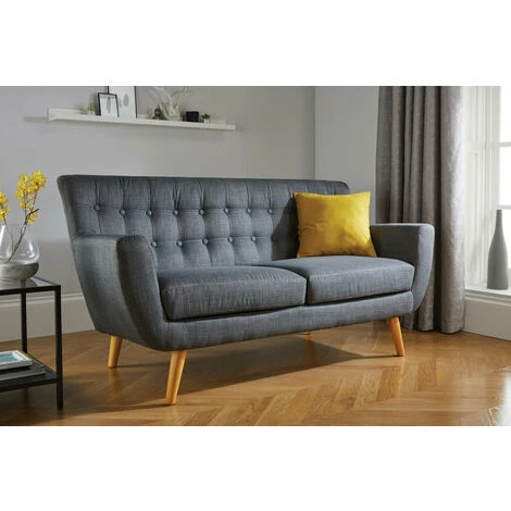 Contemporary Loft 3 Seater Sofa With A Hint Of Scandinavian-inspired Retro Style 4 Contemporary Loft 3 Seater Sofa With A Hint Of Scandinavian-inspired Retro Style - Image 2