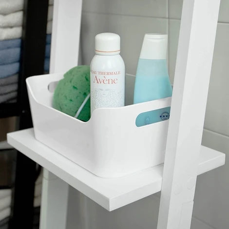 SoBuy Wood 3 Tiers Storage Display Wall Shelf,FRG32-W,White 7 SoBuy Wood 3 Tiers Storage Display Wall Shelf,FRG32-W,White - Image 5