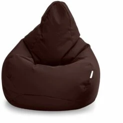 Loft 25 Bean Bag Gamer Chair Living Room Water Resistant Indoor Outdoor Beanbag, Brown