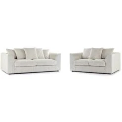 Darcey 3 Seater & 2 Seater Sofa Set - Mink
