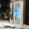 Modern Sideboard Display Cabinet Cupboard TV Stand Living Room High Gloss Doors - White & Grey 1 Modern Sideboard Display Cabinet Cupboard TV Stand Living Room High Gloss Doors - White & Grey -Living Room Furniture Store 63587277 1