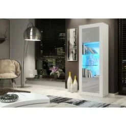 Modern Sideboard Display Cabinet Cupboard TV Stand Living Room High Gloss Doors - White & Grey 9 Modern Sideboard Display Cabinet Cupboard TV Stand Living Room High Gloss Doors - White & Grey -Living Room Furniture Store 63587277 3