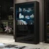 Modern Sideboard Display Cabinet Cupboard TV Stand Living Room High Gloss Doors - Black -Living Room Furniture Store 63587293 1