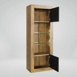 Modern Sideboard Display Cabinet Cupboard TV Stand Living Room Matte Doors - Oak & Black 10 Modern Sideboard Display Cabinet Cupboard TV Stand Living Room Matte Doors - Oak & Black -Living Room Furniture Store 63587294 4