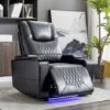 Electric Recliner Chair Power Lift Armchair With USB Charge Port, 360 Swivel Tray Table, Hand In-Arm Storage, Cup Holders, Ambient Lighting 2 Electric Recliner Chair Power Lift Armchair With USB Charge Port, 360 Swivel Tray Table, Hand In-Arm Storage, Cup Holders, Ambient Lighting -Living Room Furniture Store 64534135 1