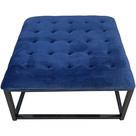 Falun Footstool Midnight Blue 4 Falun Footstool Midnight Blue - Image 2