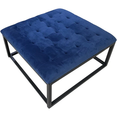 Falun Footstool Midnight Blue 5 Falun Footstool Midnight Blue - Image 3