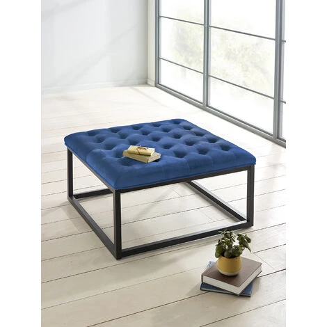 Falun Footstool Midnight Blue 6 Falun Footstool Midnight Blue - Image 4
