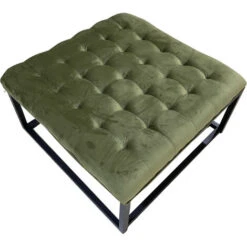Falun Footstool Green -Living Room Furniture Store 65627700 3