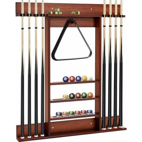 Billiards Pool Cue Rack Wall Mounted Billiard Stick Holder Made Of Solid Pine 3 Billiards Pool Cue Rack Wall Mounted Billiard Stick Holder Made Of Solid Pine