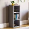 Oxford 3 Tier Cube Bookcase Shelving Storage Unit, Grey -Living Room Furniture Store 66167898 1
