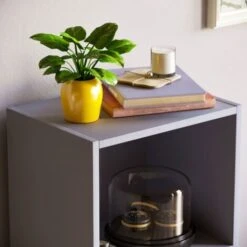 Oxford 3 Tier Cube Bookcase Shelving Storage Unit, Grey 9 Oxford 3 Tier Cube Bookcase Shelving Storage Unit, Grey -Living Room Furniture Store 66167898 3