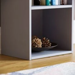 Oxford 4 Tier Cube Bookcase Shelving Storage Unit, Grey 10 Oxford 4 Tier Cube Bookcase Shelving Storage Unit, Grey -Living Room Furniture Store 66167901 4