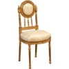 French Style Louis XVI Chair In Solid Beech Wood