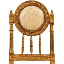 French Style Louis XVI Chair In Solid Beech Wood 9 French Style Louis XVI Chair In Solid Beech Wood -Living Room Furniture Store 67282622 3