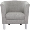 Cleveland Armchair In Nova Light Grey 1 Cleveland Armchair In Nova Light Grey -Living Room Furniture Store 68955980 1