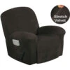 Elastic Recliner Sofa Protector Chair Couch Slipcover Armchair Cover Brown