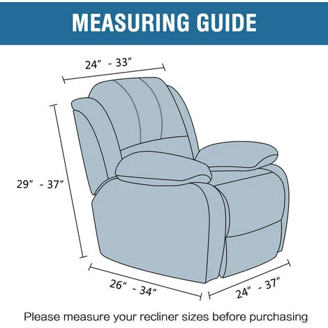 Elastic Recliner Sofa Protector Chair Couch Slipcover Armchair Cover Brown 6 Elastic Recliner Sofa Protector Chair Couch Slipcover Armchair Cover Brown - Image 4