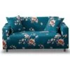 Sofa Covers 3 Seater Sofa Cover With Armrests Stretch Sofa Cover Armchair Slipcover Elastic Sofa Cover Couch Cover Universal Furniture Protector, Blue Flower -Living Room Furniture Store 70076257 1