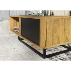 Coffee Table Living Room Oak Body & Black Drawer Oak&Black 9 Coffee Table Living Room Oak Body & Black Drawer Oak&Black -Living Room Furniture Store 70104189 3
