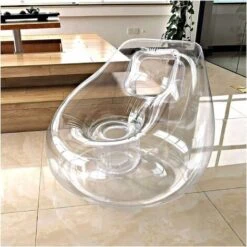 Transparent Long, Portable PVC Inflatable Soft Inflatable Chair Sofa, Comfortable Indoor/Outdoor Furniture For Swimming Pool, Beach, Home 9 Transparent Long, Portable PVC Inflatable Soft Inflatable Chair Sofa, Comfortable Indoor/Outdoor Furniture For Swimming Pool, Beach, Home -Living Room Furniture Store 70196482 3