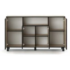 Best4D Cabinet Storage Dresser 140x80x35cm With Oak Mat Front - Body Colour Oak Sonoma -Living Room Furniture Store 70202442 4