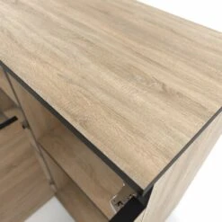 Best4D Cabinet Storage Dresser 140x80x35cm With Oak Mat Front - Body Colour Oak Sonoma -Living Room Furniture Store 70202442 5