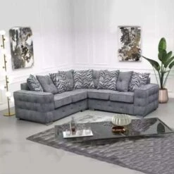 Luxury Erith Corner Sofa - Grey