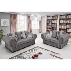Ibiza 3+2 Seater Sofa Set - Grey