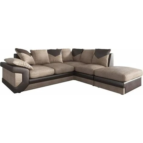 Dino Corner Sofa - Beige/Brown 4 Dino Corner Sofa - Beige/Brown - Image 2